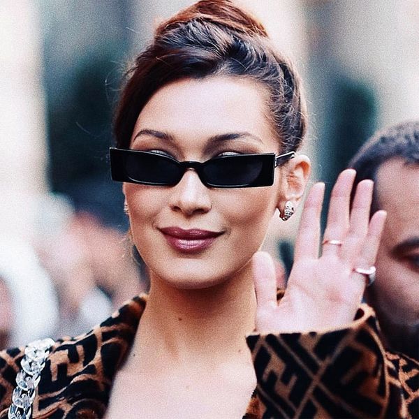 

retro small square women sunglasses female fashion sun glasses cute ladies vintage shades classic modern leopard glasses, White;black