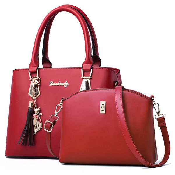 

womens bag fashion casual contain two packages luxury handbag designer shoulder bags new bag for women 2020 composite bolsos