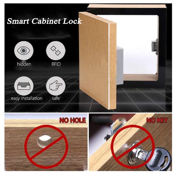 

home gym market invisible hidden cabinet lock wardrobe shoe cabinet drawer door lock battery electric rfid