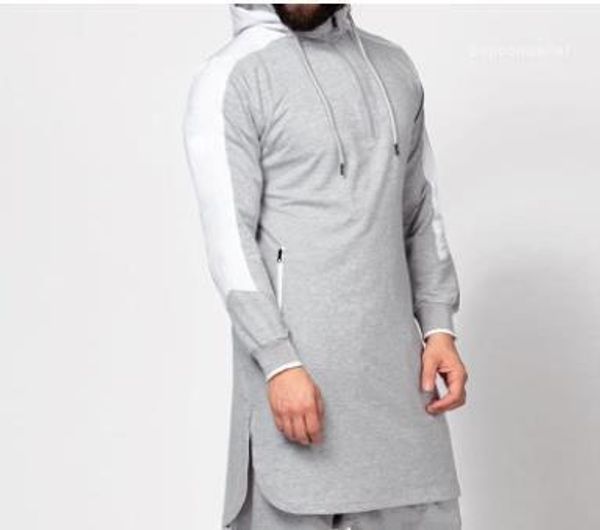 

hoodies spring hooded casual street designer sweatshirts hiphop long sleeved 19ss autumn new men long, Black