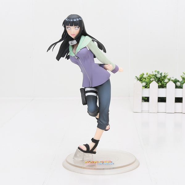 

anime naruto shippuden hyuuga action fist battle ver naruto's wife hinata figure toy brinquedos collectible mx200811