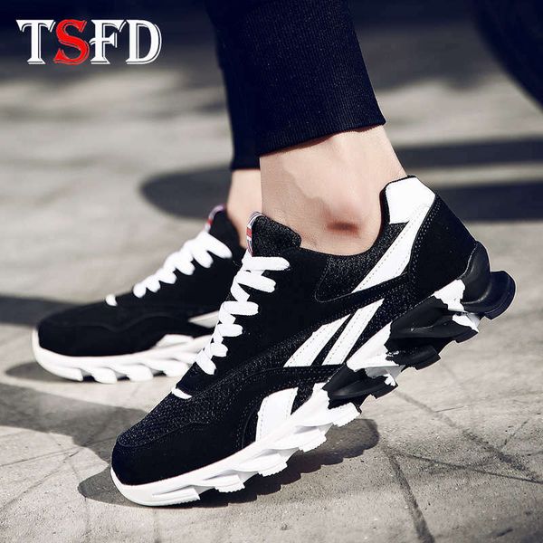 

lace up shoes men's sports light flats spring autumn sneakers for men plus size mesh shoes running man blade walking e9