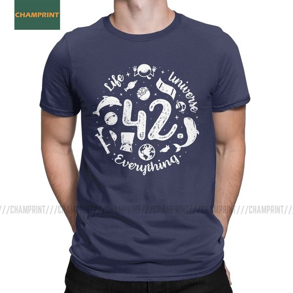 

42 автостопом по галактике мужские футболки fiction сорок два marvin panic tee с коротким рукавом футболка хлопок 4xl 5xl 6xl