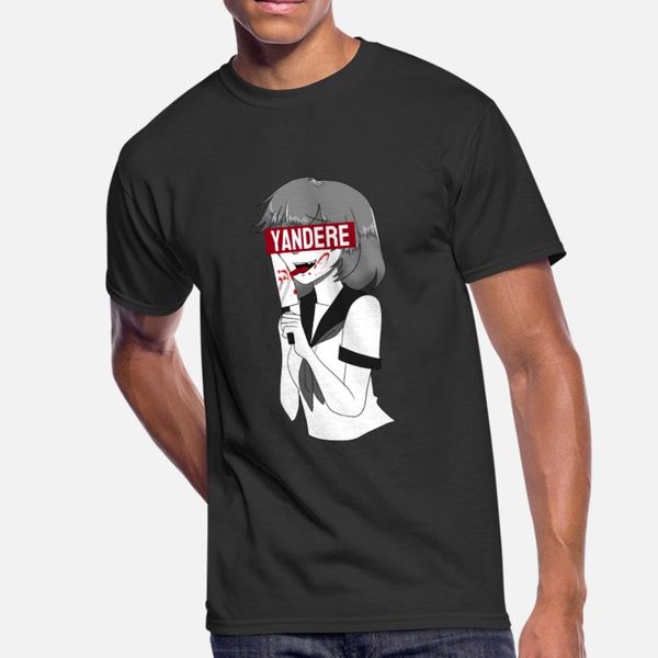

yandere cosplay anime senpai t shirt men designer 100% cotton s-xxxl male fitness new style summer style original shirt