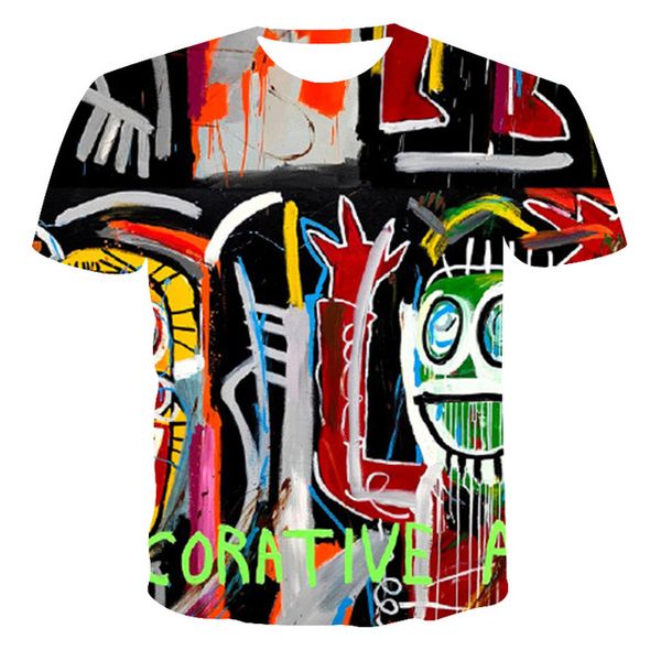 

graffiti style new anime print the 3d print shirts graphic horror aesthetic men clothing