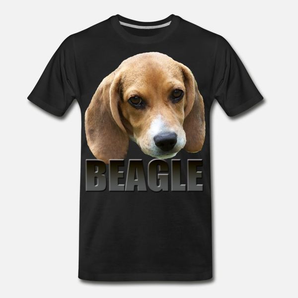 

beagle t shirt men character cotton round neck letter crazy humor spring autumn trend shirt
