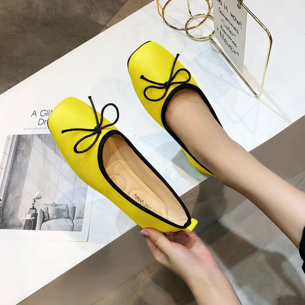 

2020 new ladies flat shoes casual women shoes comfortable flat spring/summer women m1103, Black