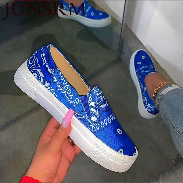 

junsrm women canvas loafer flat platform snakeskin colorful ladies slip on shoes female graffiti casual fashion shoe woman 2020, Black