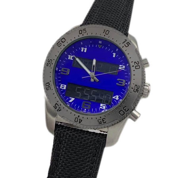 

professional men watches multifunction electronic quartz movement dual time zone display orologio di lusso wristwatches chronograph watch, Slivery;brown