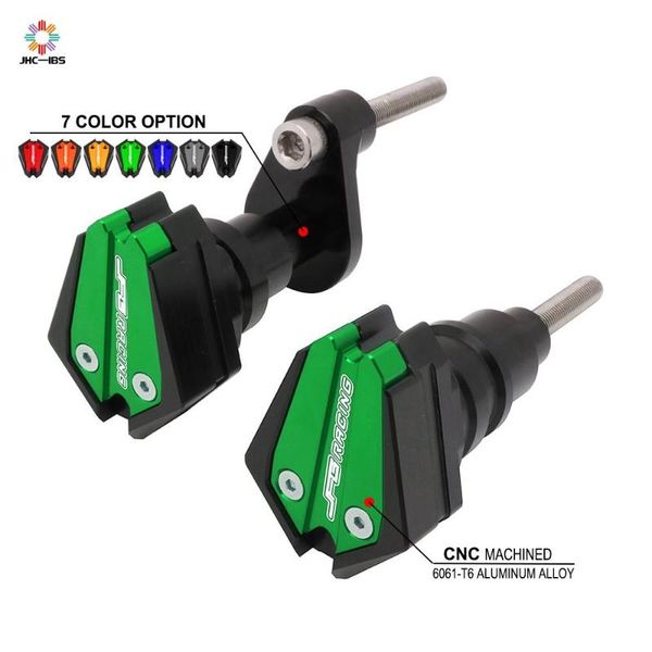 

motorcycle cnc frame slider falling protection anti crash pad protector guard for zx6r zx-6r zx 6r zxr 2007-2008