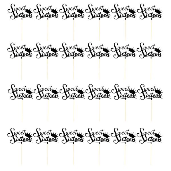 

jhd-24pcs sweet cupcake ers birthday cake ers dessert table cakes decoration christmas party supplies, Blue;gray