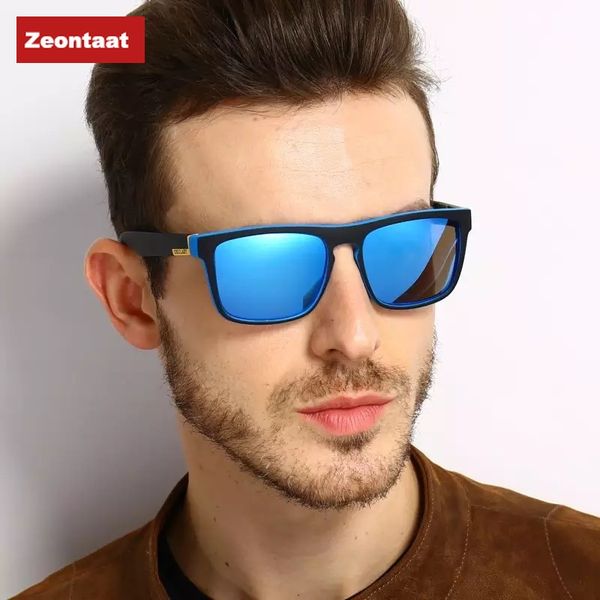 

fashion guy's sun glasses polarized sunglasses men classic design all-fit mirror sunglass for male, White;black