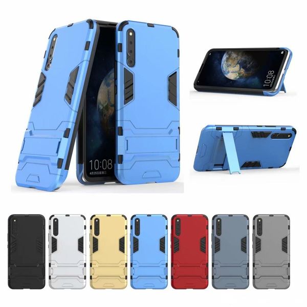 

for huawei mate 20 lite mate 20 pro y9 2019 honor magic 2 honor 10 lite hybrid kickstand anti shock defender armor case tpu pc cover 50pc