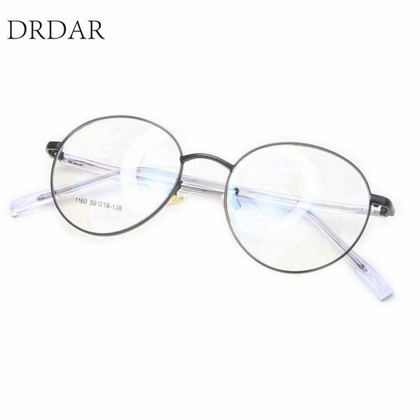 

metal round eyeglasses frames women's men retro style optical frame black gold/silver /golden /black high quality