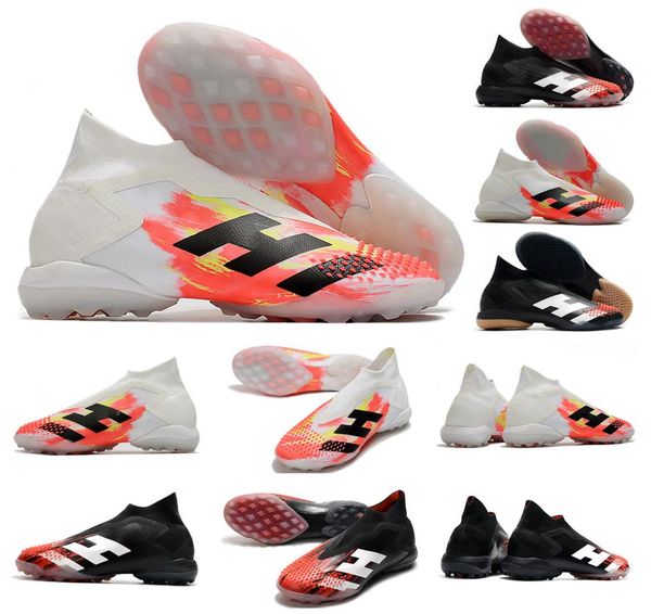 

2020 predator mutator 20+ tf in uniforia pack indoor turf pp paul pogba mens slip-on soccer football shoes 20+x cleats boots size 39-45