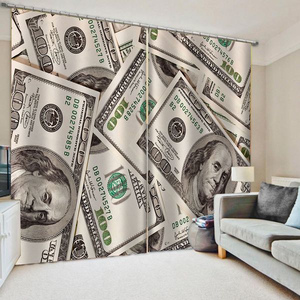 

2 panel/set 3d window curtains wolf printing drapes for bedroom dollar curtains