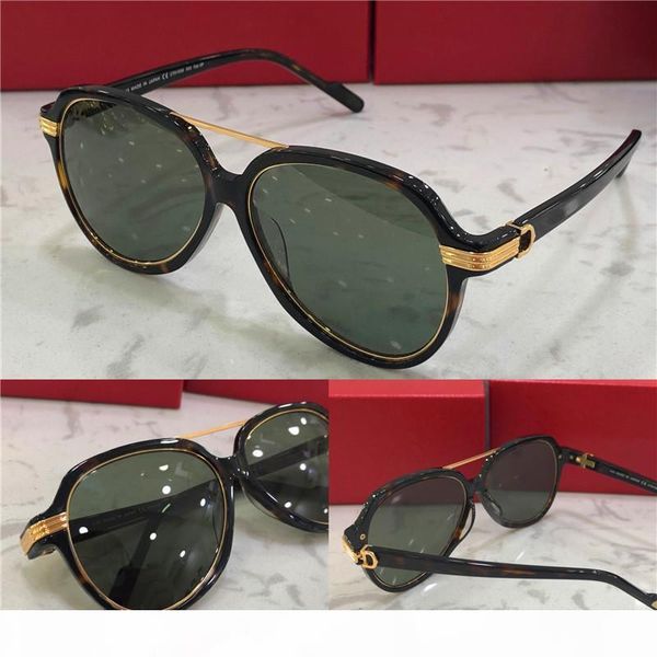 

new fashion designer sunglasses 0159 plate pilot frame with metal ring retro avant-garde fashion style wholesale for women, White;black