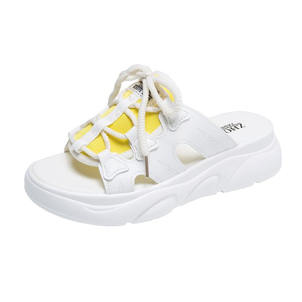 

fashion women sandals comfortable platform ladies shoes female casual women slippers sandals leisure thick bottom sandalia, Black