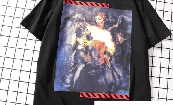 

summer designer t shirt mens of white letter embroidery brand tshirt men clothing short sleeve tshirts womens leisure s-2xl, White;black