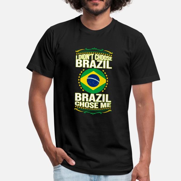 

brazil origin t shirt men custom cotton o-neck letters anti-wrinkle funny spring autumn pattern shirt
