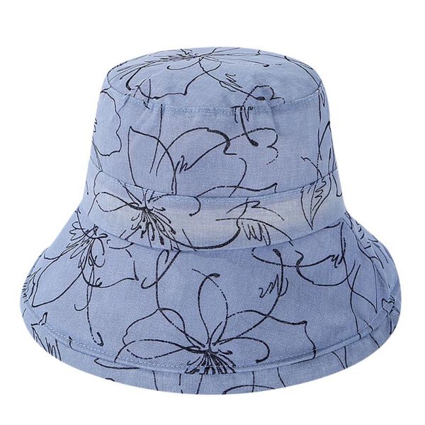 

womail fisherman hat women's summer folding beach basin hat spring summer new simplicity travel fashion sun protection cap, Blue;gray