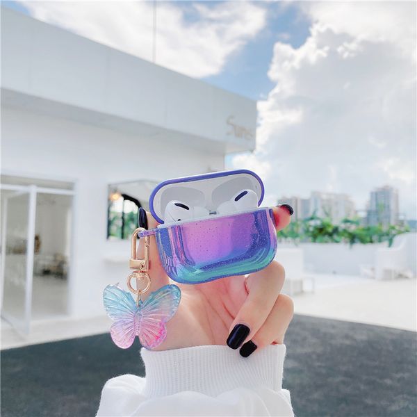 

cute butterfly case for airpods 2 1 cover cartoon earphone case lovely cases for airpod pro headphones case with ornament