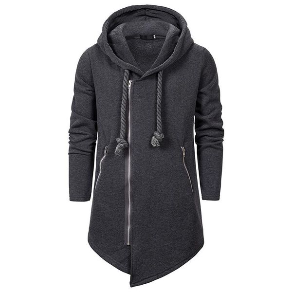 

winter 2019 european and american fashion men assassin creed black series hoodie casual loose irregular pullover hoodie holiday