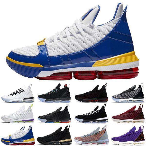 

2020 16 16s men basketball shoes court purple martin oreo fresh bred SuperBron athletic mens trainers sneakers sports size 7-12
