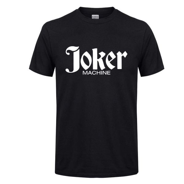 

Summer New Men T shirt sketch the clown printed T shirt men Joker face printing comfortable top yellow