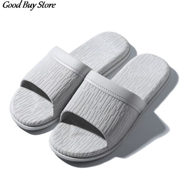 

family home slipper house bedroom bathroom slippers women men comfortable soft rubber casual shoes flat zapatillas de hombre, Black