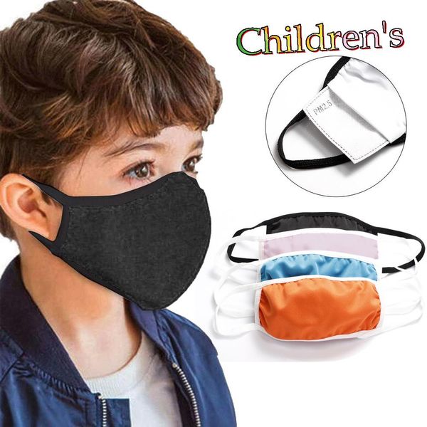 

designer face masks cover 2-8 kids masks washed insert pm2.5 filter anti-smog dust-proof black boy masks