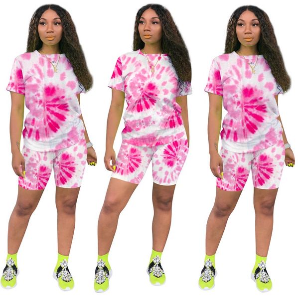 

women sport style clothing set summer clothing suits fashion cartoon printed casual suits womens loose active new clothes, Gray