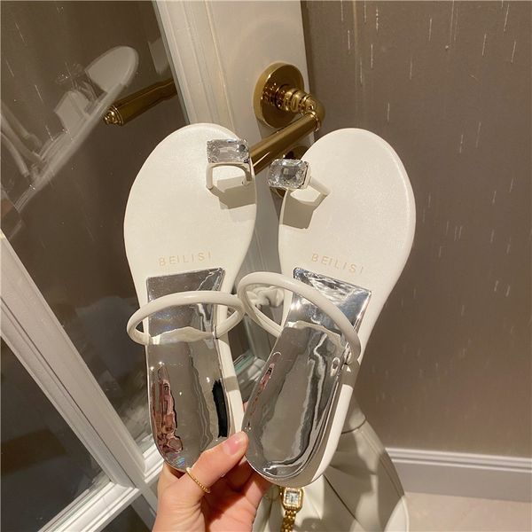 

flat shoes female on a wedge slippers casual slides summer woman jelly flip flops med slipers women flip-flops luxury, Black