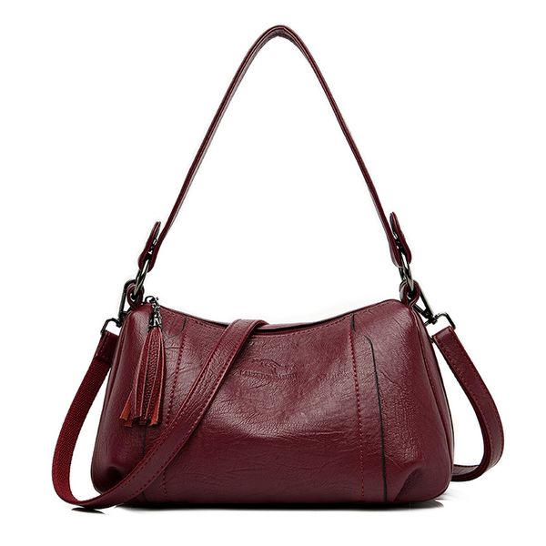 

2020 soft leather shoulder bags crossbody bags for women sac a main female messenger bag bolsa feminina ladies handbag for girls