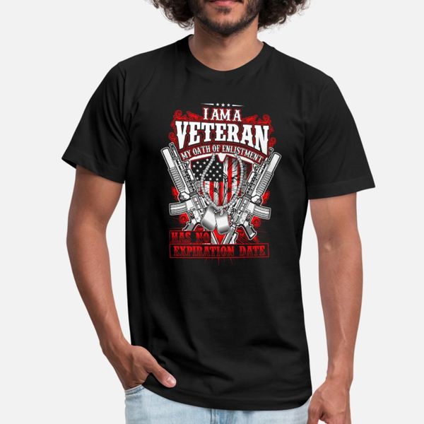 

combat veteran my oath has no expiration date t shirt men create tee shirt size s-3xl clothing famous basic summer vintage shirt