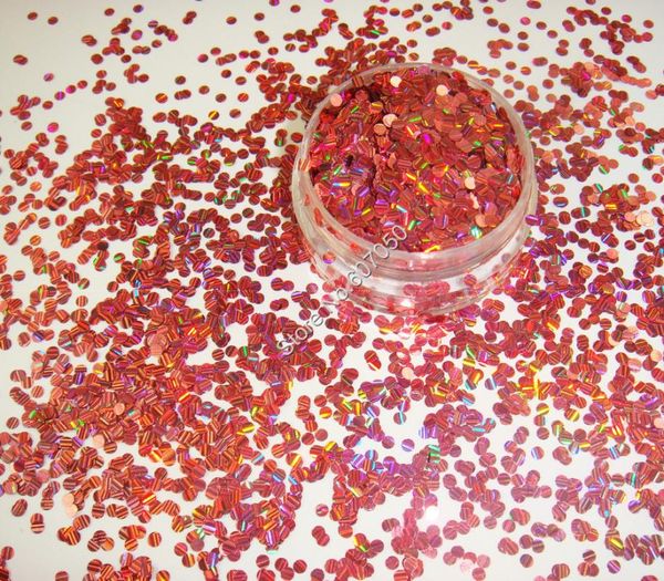 

nail glitter 2mm strip laser rose pink round dot flake spangle shape for gel acrylic and makeup decoration, Silver;gold