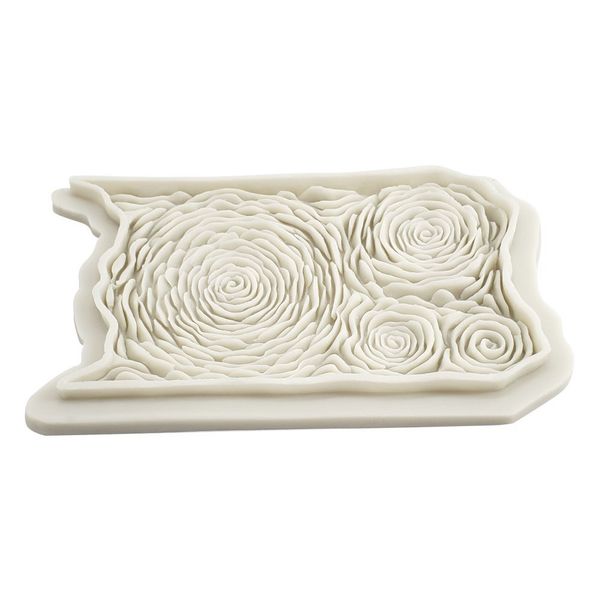 

190x110mm diy kitchen chocolate fondant making flower pattern cake mold silicone