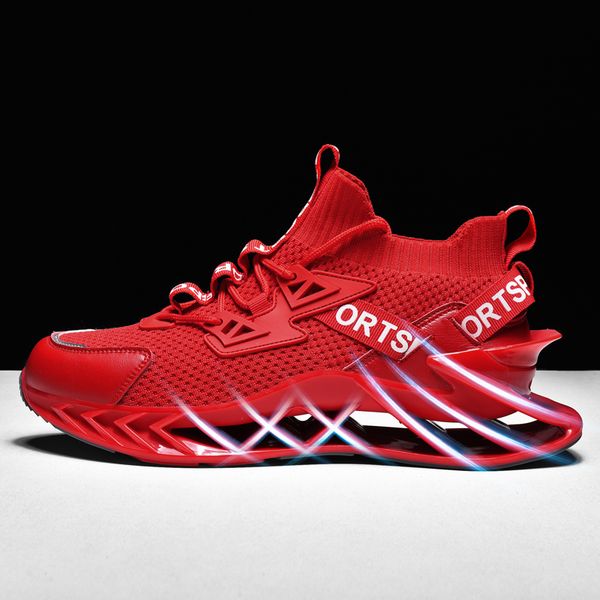 

мужчины повседневная обувь тпу клинка подошва walking кроссовки обувь мужчин узелок открытый кроссовки спорт zapatillas hombre chaussure hom, Black