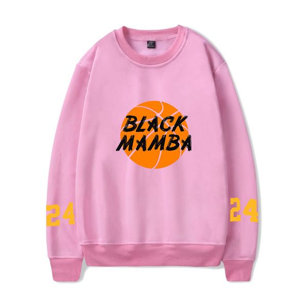

2020 designer sweatshirt mamba spirit printed long sleeve hoodies casual mens plus size sweatshirt hip hop mens, Black