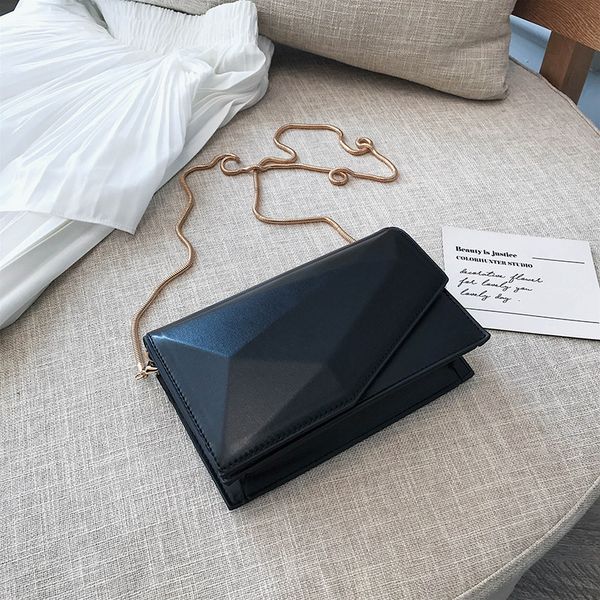 

женские 2020 ins малого нового летнего посланник crossbody сумка девушка wild ins мода pu кожи плечо цепи малых квадратные сумки