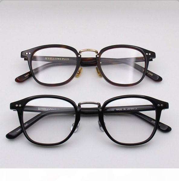 

men spectacle frames brand yellows plus eyeglasses round optical glasses frame retro myopia glasses for male with clear lens black tortoise, Silver