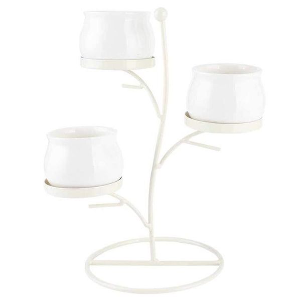 

elegant simulation plant decoration small round durable flowerpot gardening balcony home for office