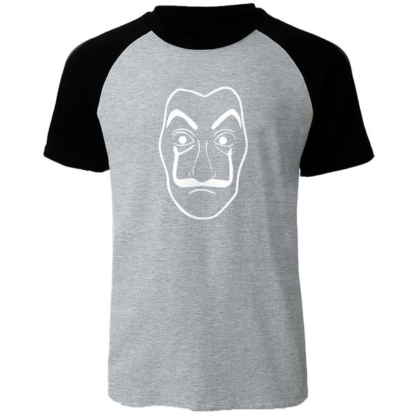 

дом бумажных денег heist tee shirt la casa de papel тенниску смешной хлопок мужские марка реглан мужчины с коротким рукавом футболки homme t