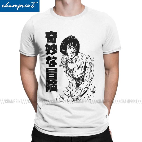 

jojos bizarre adventure anime jjba manga t shirt men cotton funny t-shirt crewneck tee shirt short sleeve clothing 4xl 5xl 6xl