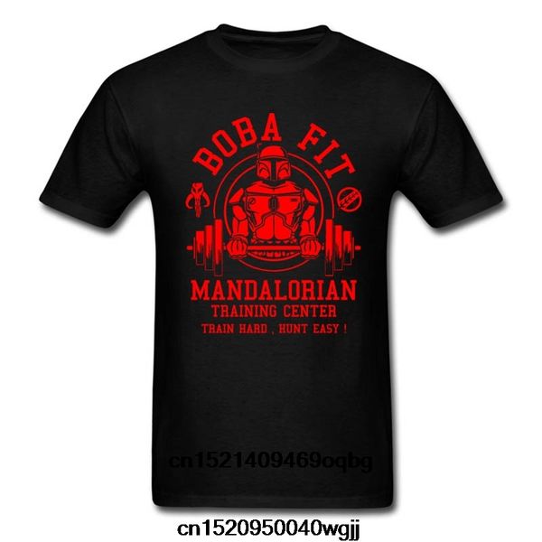 

2018 fashion boba fit t shirt mens mandalorian traininger center tee shirts jedi stormtrooper camisetas