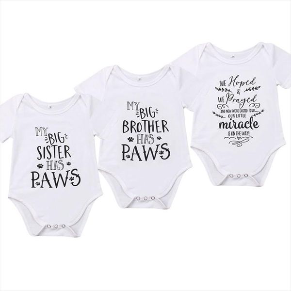 

baby jumpsuits new baby boy girl casual letters romper summer outfits drop shipping good quality, Blue