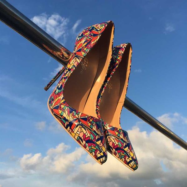 

2020 new spring colorful pointed toe lady pumps high fine heels 12cm celebrity europe and america style shallow mouth singl, Black
