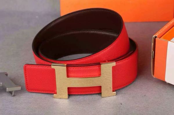 

40mm quality togo epsom leather bag black lambskin reversible leather strap belt, Black;brown