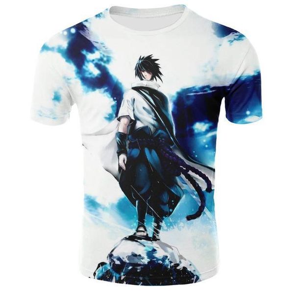 

wholesale new japan anime naruto uchiha sasuke itachi boy leisure 3d print shirts hentai comics aesthetic men clothing