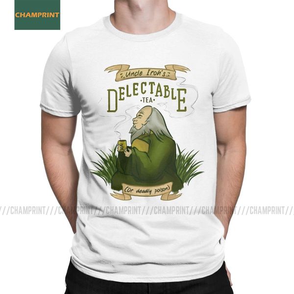 

iroh's delectable tea avatar the last airbender men's t shirts legend of korra aang tees short sleeve t-shirt cotton